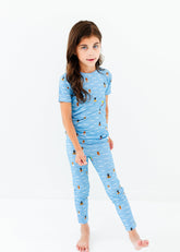 Swimming Pajama Set | Blue Pajamas Loocsy 