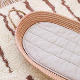 Luxe Organic Cotton Liner - Oat | Olli Ella - Baby Bedding