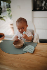 Silicone Suction Bowl (Natural) | Mushie - Baby's and Toddler's Tableware