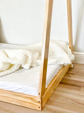 Montessori Teepee Bed - Full Size - Raw Wood 2 Mama Bees 