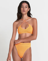 Savannah Brief Eco | Tangerine Swimwear BOUND by Bond-Eye 