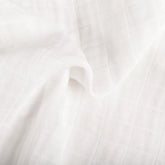Babyletto | Mini Crib Sheet in GOTS Certified Organic Muslin Cotton | White