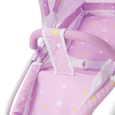 Olivia's Little World - Polka Dots Princess 2-in-1 Baby Doll Stroller - Purple | Teamson Kids - Doll Accessories