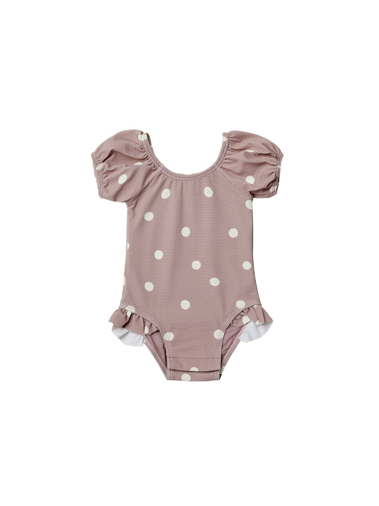 Catalina One-Piece Swimsuit | Dots | Quincy Mae - Kiids Clothinig | Spring 2023