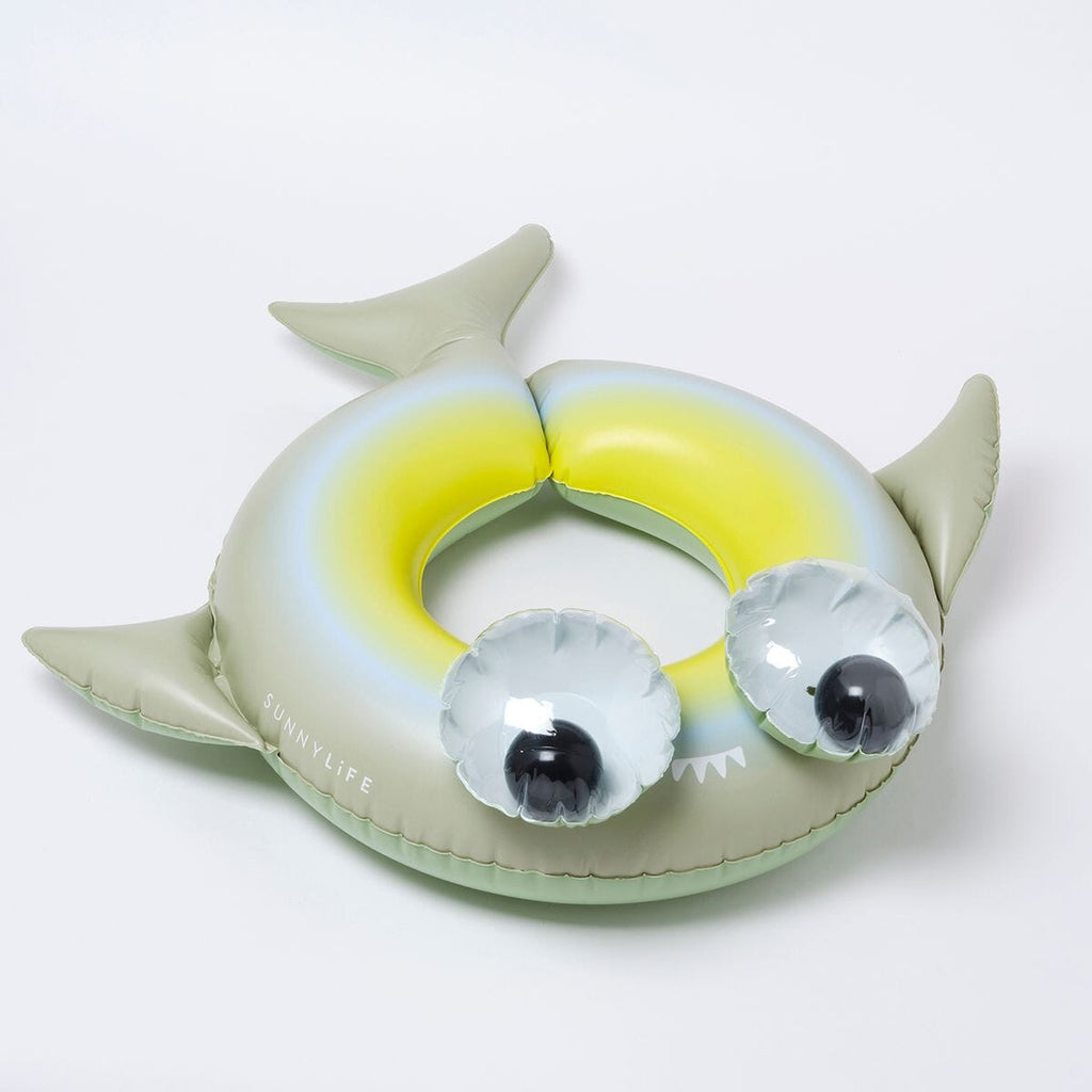 Kiddy Pool Ring Shark Tribe Khaki  | Sunnylife - Kid's Summer Toys
