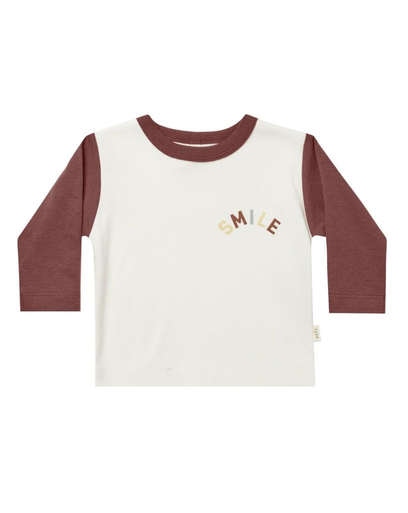Long Sleeve Pocket Tee || Smile | Quincy Mae | Baby and Toddler's Clothing and Accessories
