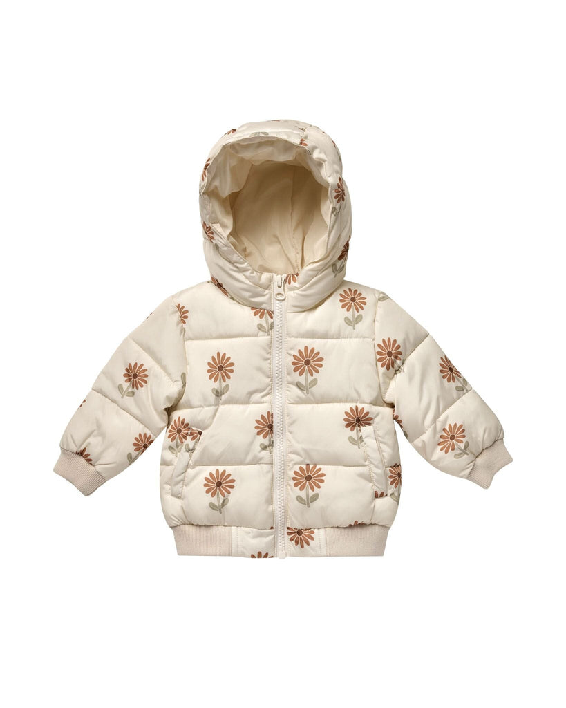 Puffer Jacket || sunflower | Rylee & Cru | Women's & Children's Clothing