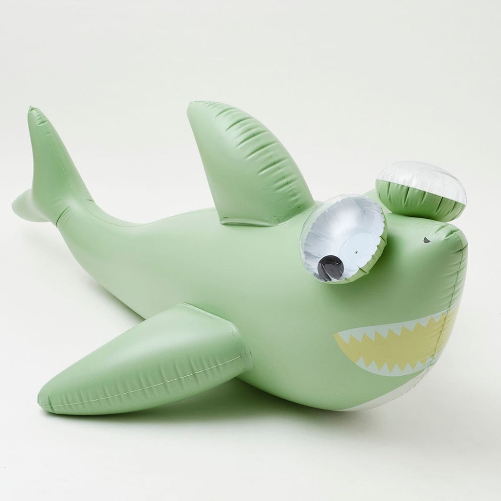 Inflatable Giant Sprinkler Shark Tribe Khaki  | Sunnylife - Kid's Summer Toys