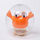 3D Inflatable Beach Ball Sonny the Sea Creature Neon Orange  | Sunnylife - Kid's Summer Toys