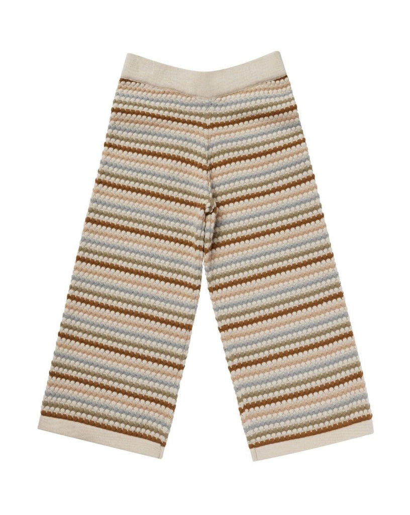 knit wide leg pant | honeycomb stripe | Rylee & Cru - Women's & Kids' Clothing and Accessories