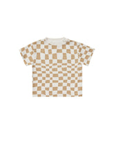 Relaxed Tee  || Sand Check | Rylee & Cru - Women's & Kids' Clothing and Accessories