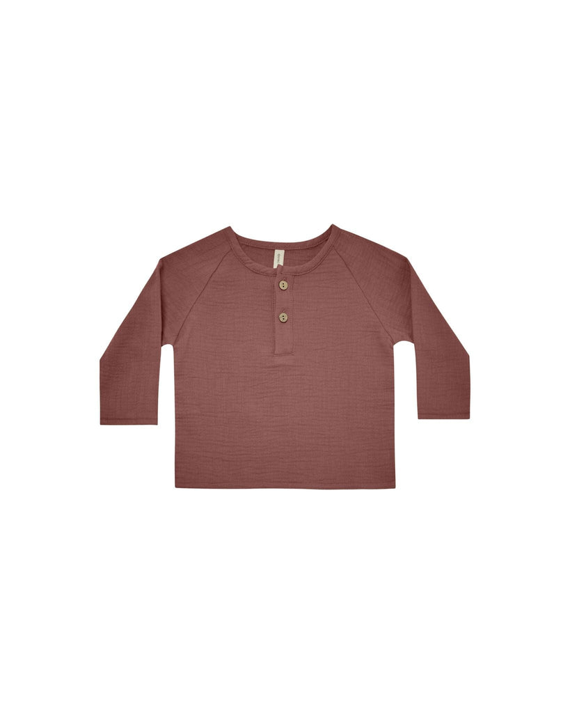 Zion Shirt || Plum | Quincy Mae - Children's Clothing & Accessories