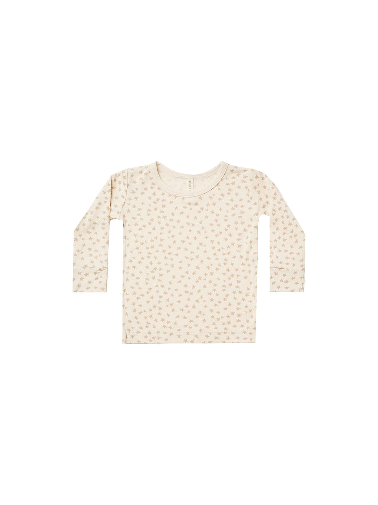 Bamboo Longsleeve Tee | Scatter | Quincy Mae - Baby Clothing & Accessories