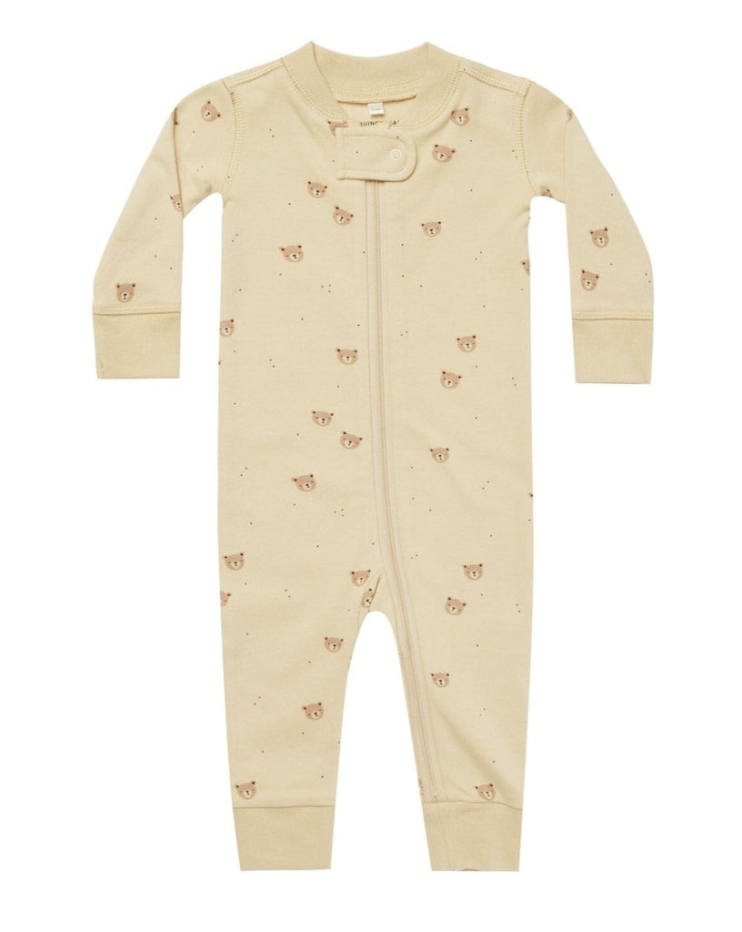 Zip Longsleeve Sleeper || Bears | Quincy Mae | Baby and Toddler's Clothing and Accessories