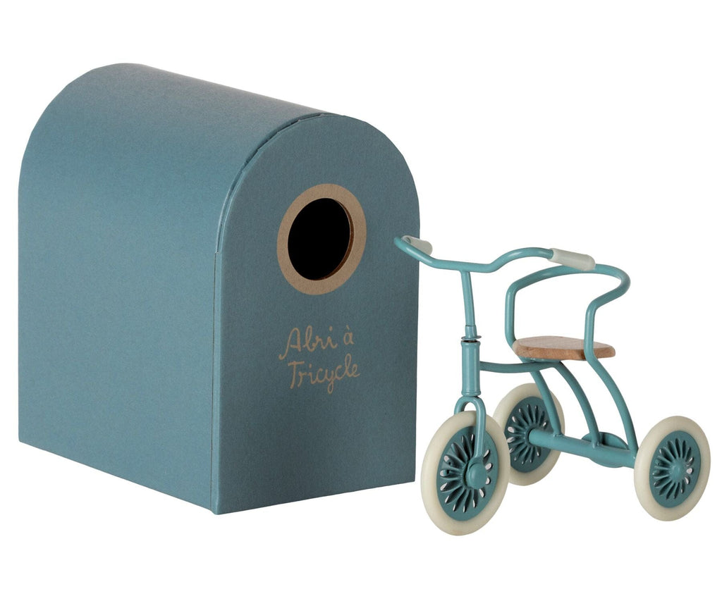 Abri à tricycle, Mouse  | Petrol blue | Maileg | Kids Toys