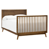 Palma 4-in-1 Convertible Crib with Toddler Bed Conversion Kit | Natural Walnut Babyletto 
