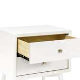 Palma Assembled Nightstand with USB Port | Warm White
