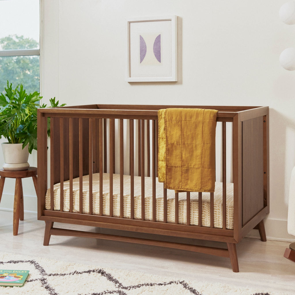 Peggy 3-in-1 Convertible Crib | Natural Walnut