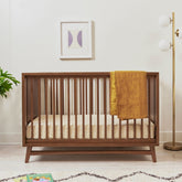 Peggy 3-in-1 Convertible Crib | Natural Walnut