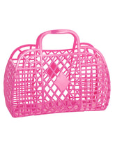 Retro Basket- Large Berry Pink | Sun Jellies - Women's Handbags