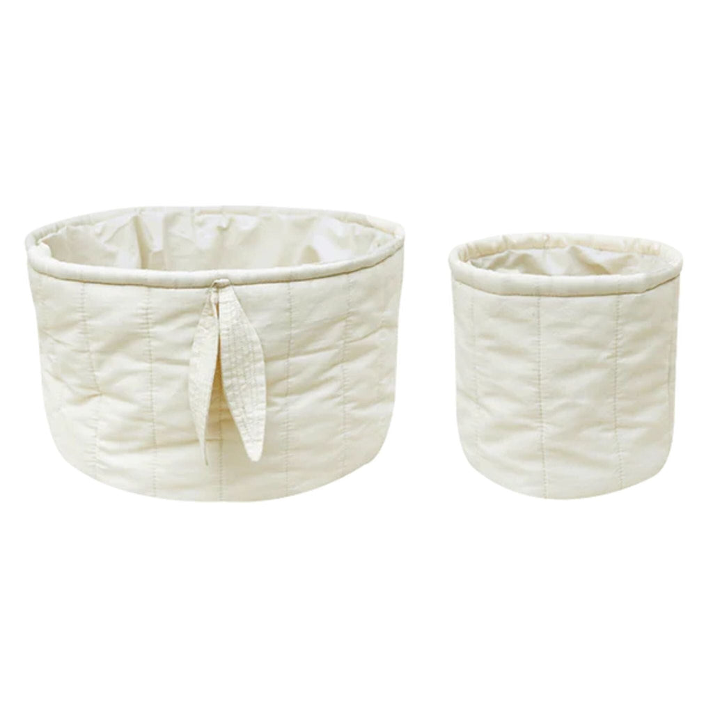 Set of Two Quilted Baskets | Bambie Natural Storage & Organization Lorena Canals Natural OS 