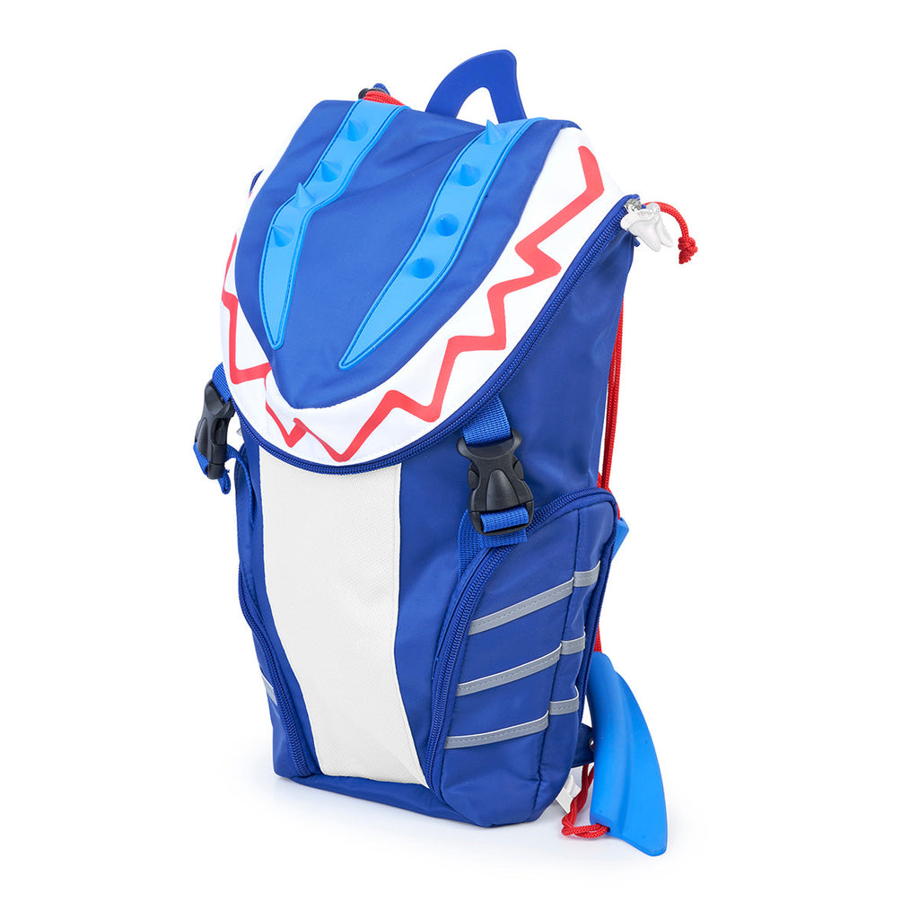 Shark Fin Blue Backpack by Bling2o