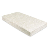 Babyletto | Crib Sheet in GOTS Certified Organic Muslin Cotton | Oat Stripe