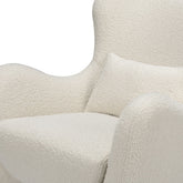 Solstice Swivel Glider | Ivory Boucle Rocking Chairs Babyletto 