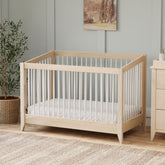 Sprout 4-in-1 Convertible Crib | Washed Natural / White