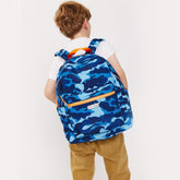 Customizable Backpack 6 Patch Bundle - Blue Camo Backpack Little Chicken 