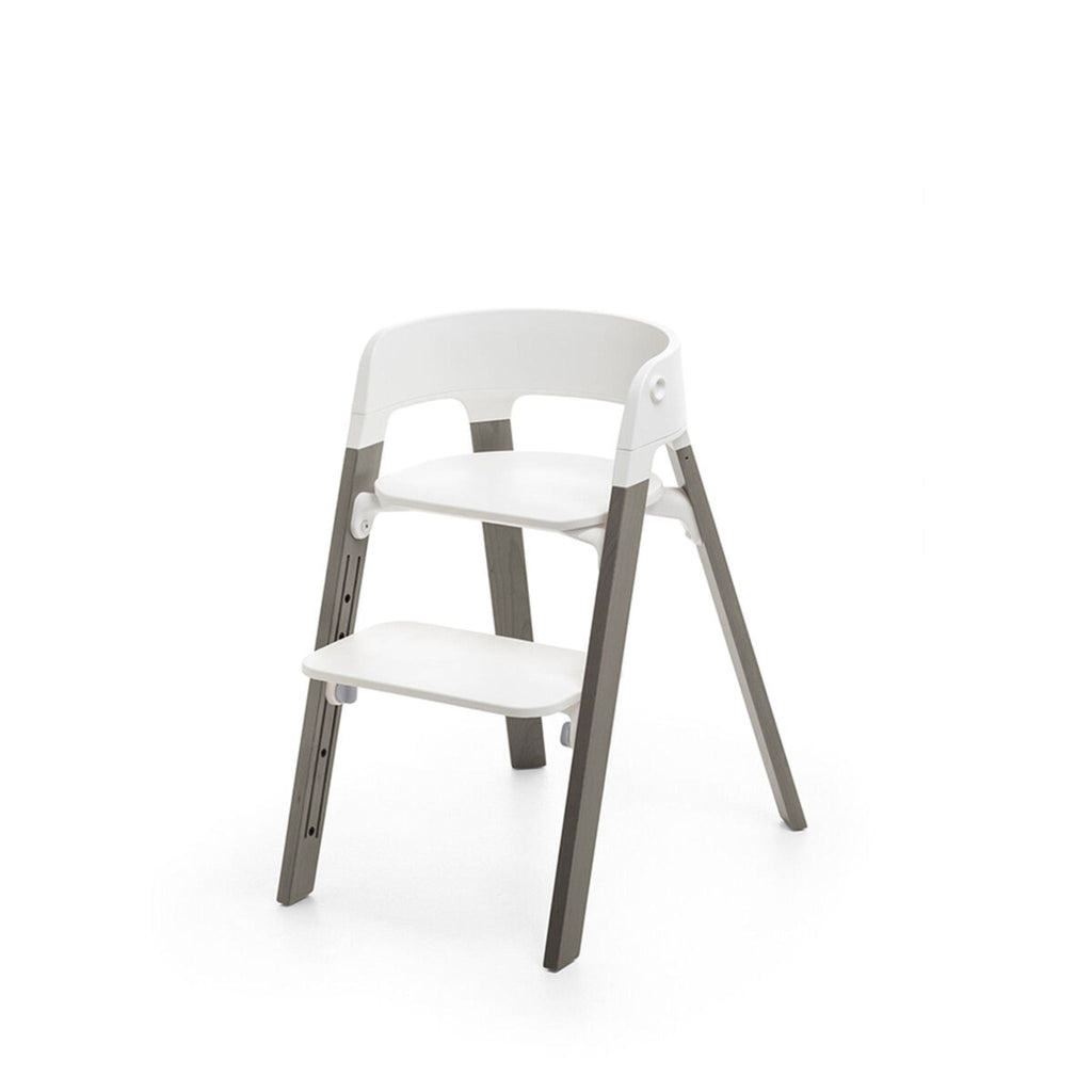 Steps™ Chair | White + Hazy Grey