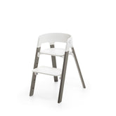 Steps™ Chair | White + Hazy Grey High Chairs & Booster Seats Stokke White + Hazy Grey OS 