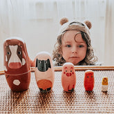Farm Animal Russian Dolls by Bigjigs Toys US Bigjigs Toys US 