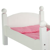 Olivia's Little World - Little Princess 18" Doll Double Bunk Bed - White | Teamson Kids - Doll Furniture