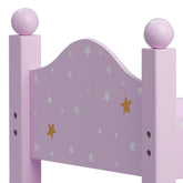 Olivia's Little World - Twinkle Stars Princess 18" Doll Double Bunk Bed - Purple | Teamson Kids - Doll Furniture