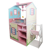 Olivia's Little World - Olivia's Classic Doll Changing Station Dollhouse - Pink | Teamson Kids - Dollhouse Furniture 
