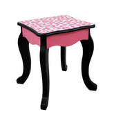 Fantasy Fields - Fashion Leopard Prints Gisele Play Vanity Set - Pink | Teamson Kids - Kids Furniture