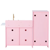 Little Chef Chelsea Modern Play Kitchen - Pink / Gold | Teamson Kids - Costume + Pretend Play - Play Kitchen + Food