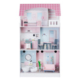 Wonderland Ariel 2 in 1 Doll House & Play Kitchen - Pink / Grey | Teamson Kids - Dollhouses