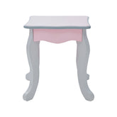 Fantasy Fields - Little Princess Rapunzel Play Vanity Set - Pink / Grey - Teamson Kids - Kids Furniture