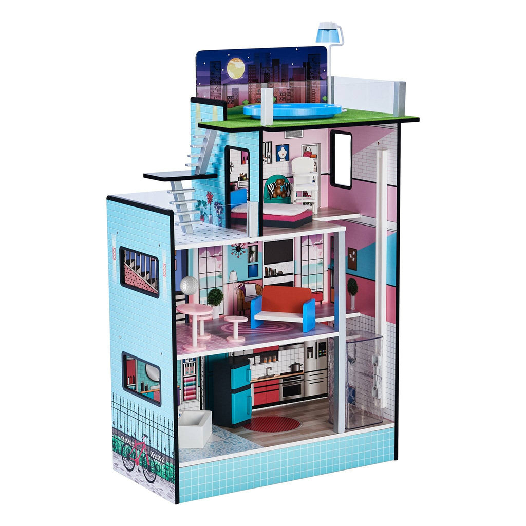 Olivia's Little World - Dreamland Barcelona 3.5" Doll House | Teamson Kids - Dollhouses