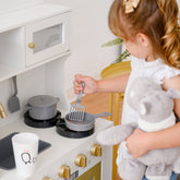 Little Chef Mayfair Retro Play Kitchen - White | Teamson Kids - Play Kitchen + Food