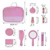 Teamson Kids - Fashion Polka Dot Print Chloe Wooden Vanity Accessories Makeup kit Dress Up Teamson Kids 