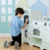 Teamson Kids - Little Chef Fairfield Retro Play Kitchen - White Play Kitchen + Food Teamson Kids 