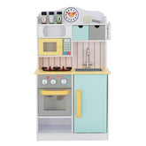 Teamson Kids - Little Chef Florence Classic Play Kitchen - White/Green & Yellow Play Kitchen + Food Teamson Kids 
