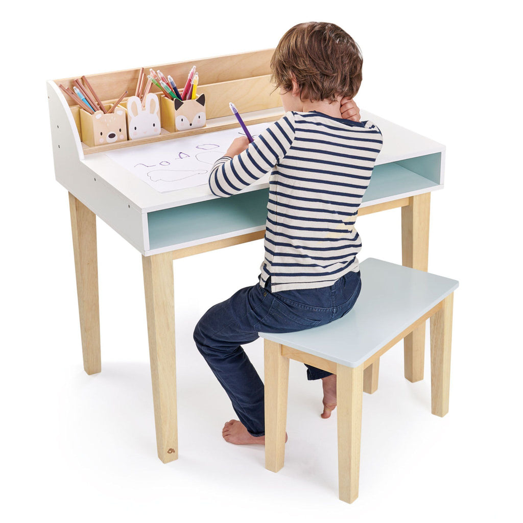 Desk and Chair Kids Furniture Tender Leaf Toys 