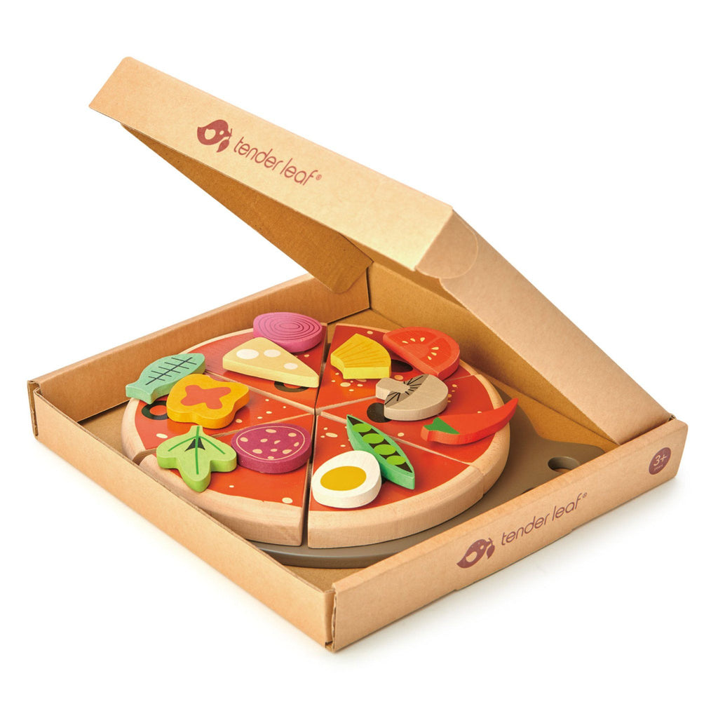 Pizza Party Wooden Toys Tender Leaf Toys 