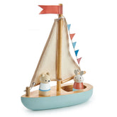 Sailway Boat Wooden Toys Tender Leaf Toys 