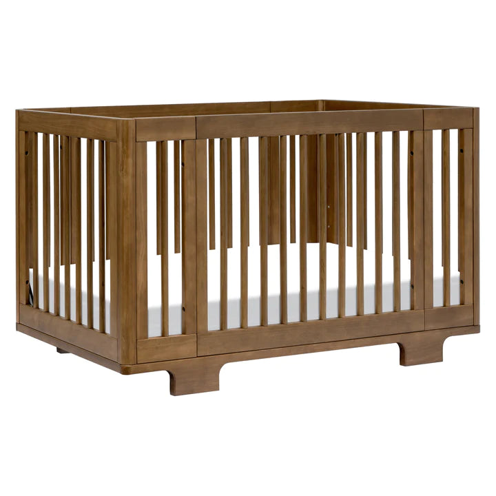 Babyletto | Yuzu 8-in-1 Convertible Crib with All-Stages Conversion Kits | Natural Walnut
