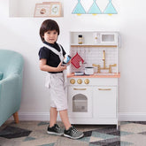 Teamson Kids - Little Chef Boston Modern Play Kitchen - White / Wood